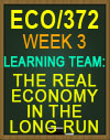 ECO/372 WEEK 3 The Real Economy in the Long Run 2018
